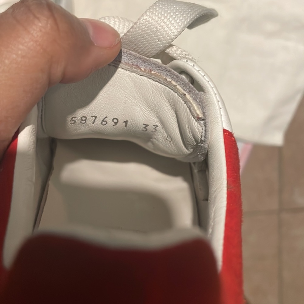 Red Alexander McQueen Kids Sneakers - Picture 15 of 15